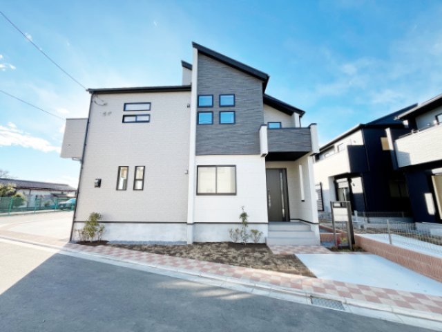 祝　成約済み　八王子市　楢原町　新築戸建ての外観|～仲介手数料無料☆八王子ひなた不動産～八王子市楢原町　新築戸建て