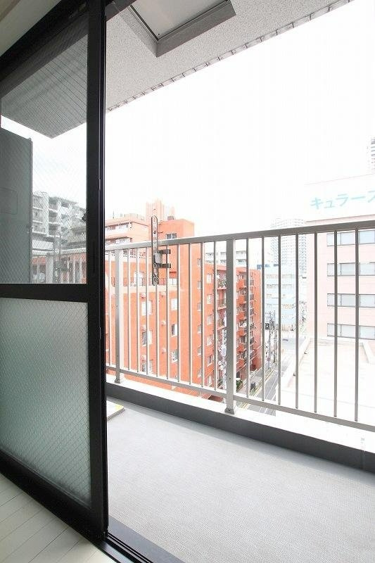 ロメック勝どきのバルコニー