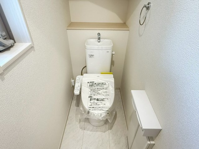 川越市南大塚4丁目　未入居一戸建て　3号棟のトイレ|トイレも気になるポイント