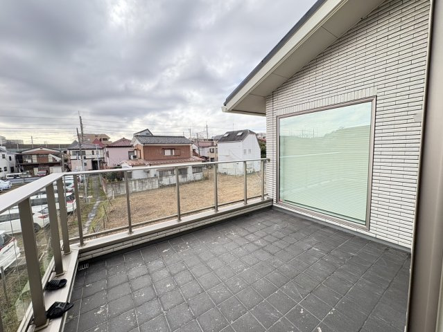鬼越2丁目戸建てのバルコニー