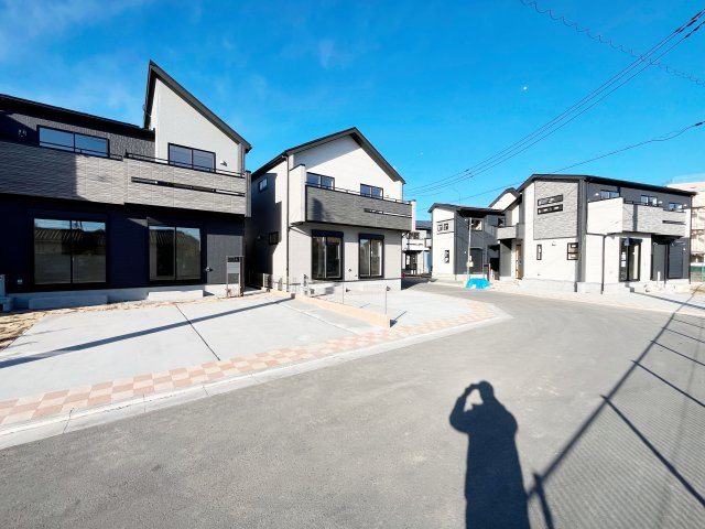 祝　成約済み　八王子市　楢原町　新築戸建ての前面道路含む現地写真|～仲介手数料無料☆八王子ひなた不動産～八王子市楢原町　新築戸建て