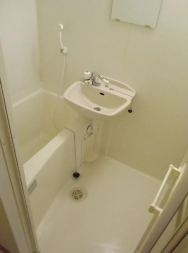 宮城県二本松市　一棟アパートの浴室