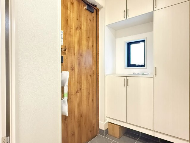 川越市南大塚4丁目　未入居一戸建て　4号棟の玄関|毎日通る玄関はこちらです