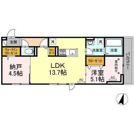 【間取り】 | D-roomK
