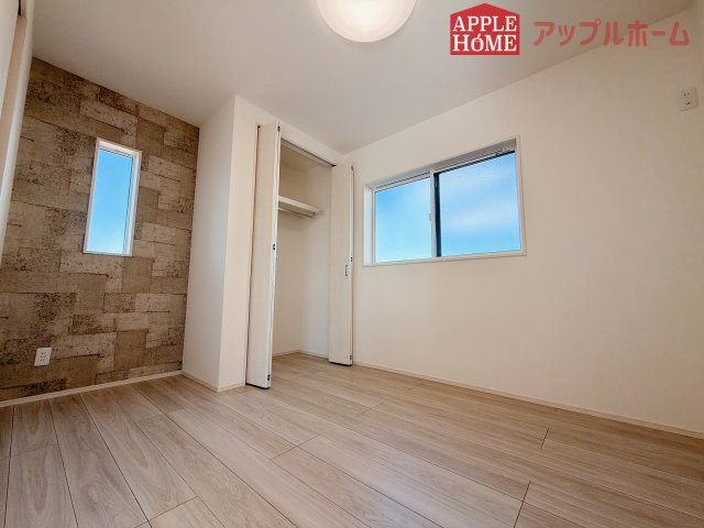 [新築住宅] 羽生市砂山 第1期 全20区画の洋室|居室は全室収納あり！たっぷりある収納活用でお部屋もキレイを保てます♪