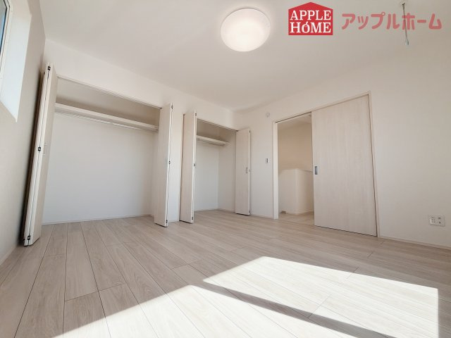 [新築住宅] 羽生市砂山 第1期 全20区画の洋室|居室は全室収納あり！たっぷりある収納活用でお部屋もキレイを保てます♪