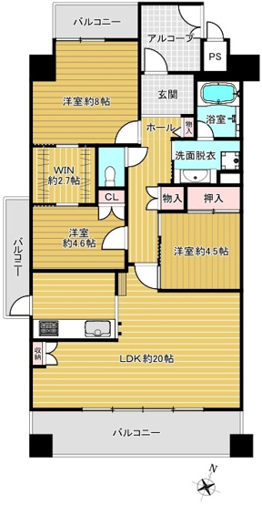 【間取り】 | シティコーポ小坂