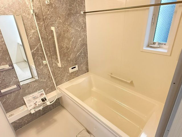 川越市南大塚4丁目　未入居一戸建て　7号棟の浴室|お風呂で日々の疲れを落としましょう