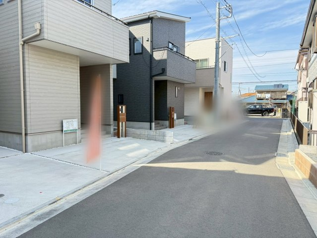 川越市南大塚4丁目　未入居一戸建て　7号棟の前面道路含む現地写真|前面道路含む現地写真です