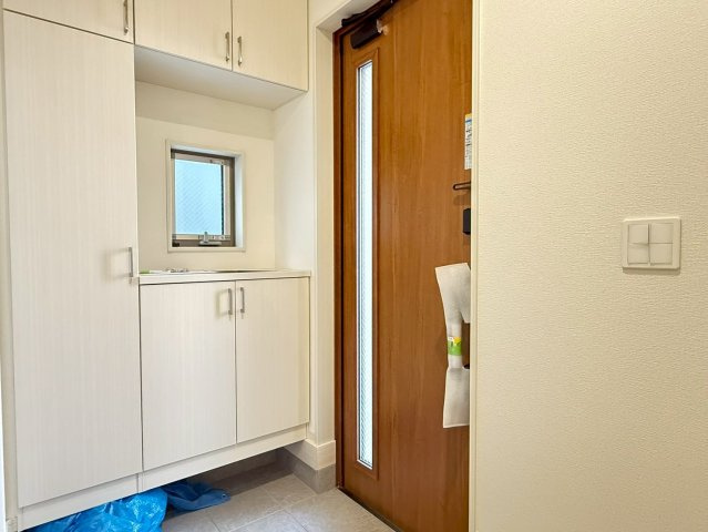 川越市南大塚4丁目　未入居一戸建て　7号棟の玄関|シンプルで使いやすい玄関です