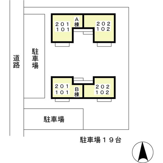 【区画図】 | フレマリール塩澤A