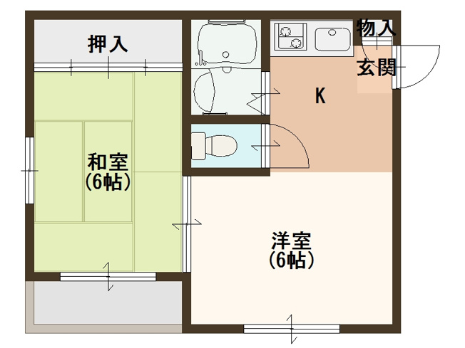 【間取り】 | Olive御崎