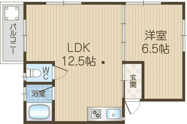 グリーンハイツＡ棟の間取り