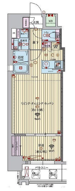 ファーストフィオーレ本町イーストⅡの間取り