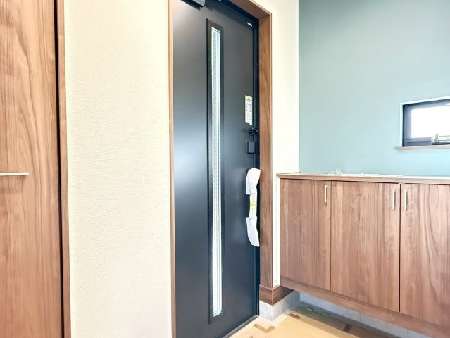 川越市南大塚4丁目　未入居一戸建て　17号棟の玄関|玄関です