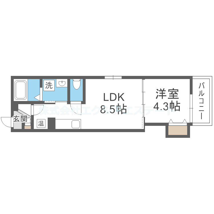 GRANDIR玉出の間取り