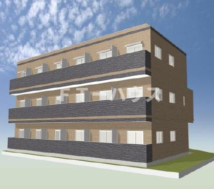 ルクセント新検見川の外観パース