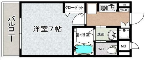 新栄プロパティ－TEN8の間取り