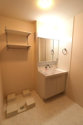 グレースタウン江南Eの洗面所