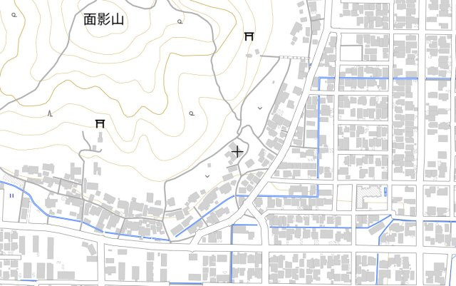鳥取市桜谷　一棟アパートの地図