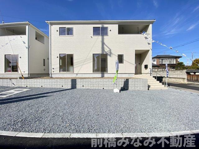高崎市箕郷町下芝第8　１号棟(全４棟)　クレイドルガーデン　新築建売分譲の外観|外観もきれいです
