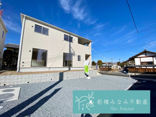 高崎市箕郷町下芝第8　１号棟(全４棟)　クレイドルガーデン　新築建売分譲の外観|建物外観を気になさる方へ、見た目の良い物件です