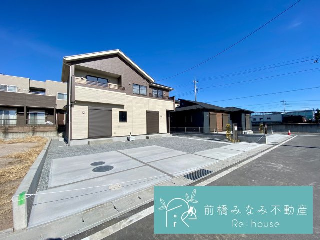 高崎市箕郷町上芝　１号棟(全２棟)　ブルーミングガーデン　新築建売分譲の外観|外観です