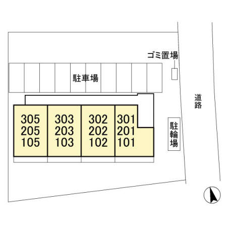 ひたち野　Proceed.palの区画図