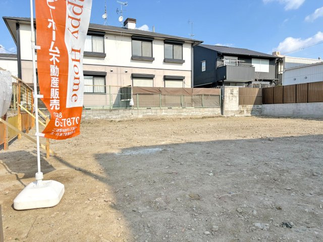 箕面市桜井1丁目建築条件無売土地の外観|現地で撮影した土地写真です。
