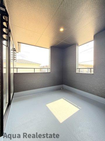 リーブルガーデン高松市円座町第九のバルコニー|広々としたバルコニーです