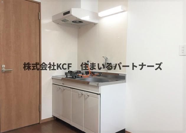 サンマリノ新代Ⅰのキッチン|コンパクトなキッチンで掃除もラクラク