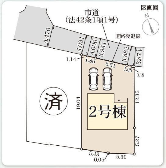 リーブルガーデン高松市高松町第七の区画図|間取り図