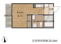 １階のお部屋です。