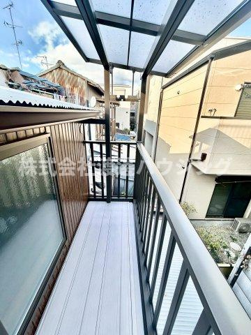 西成区橘2丁目テラスハウスのバルコニー