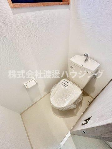 西成区橘2丁目テラスハウスのトイレ