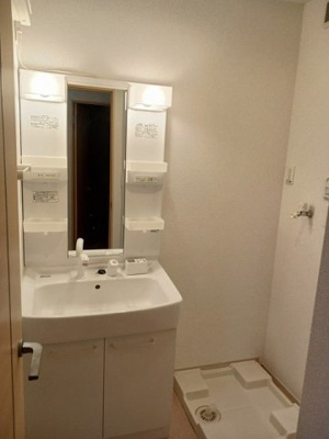 【洗面所】 | シェルメゾン | スペースが確保できる洗面所です