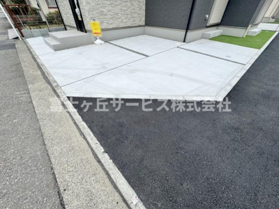 【駐車場】 | 静岡市葵区田町6丁目 7期 新築一戸建て A号棟 | 車種により2台駐車可能です