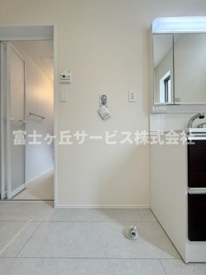 【ランドリースペース】 | 静岡市葵区田町6丁目 7期 新築一戸建て C号棟 | 洗濯機置き場です