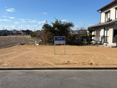 【外観】 | 倉敷市中畝10丁目　45坪の平地・東側道路　建築条件無し | 物件の外観です