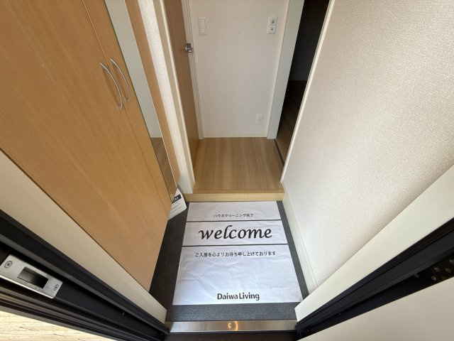 シャトン　A棟の玄関