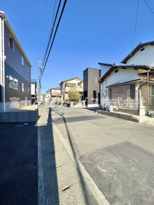 【前面道路含む現地写真】 | 静岡市葵区古庄5丁目 4期 新築一戸建て 5号棟 | 前面道路含む現地写真です