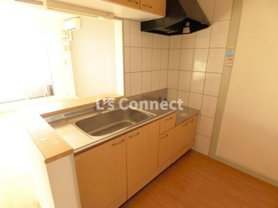 【キッチン】 | エンジェルスター | ２口ガスコンロ設置可能な対面キッチンです。