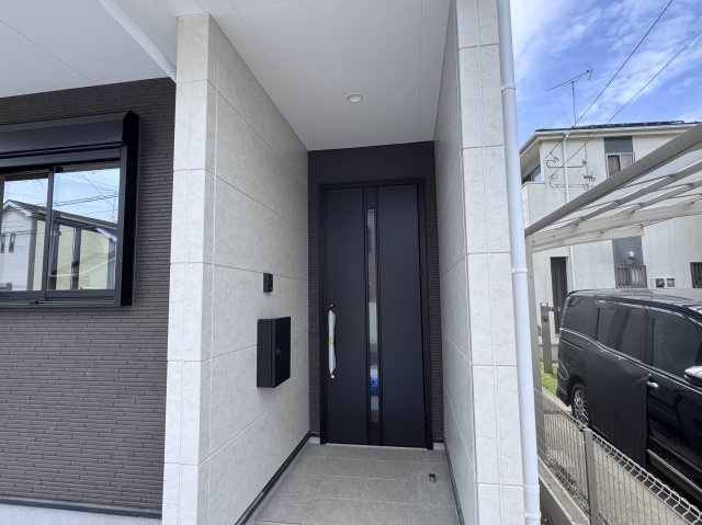 松戸市古ケ崎２丁目新築戸建【北部小学校：9分】のエントランス|エントランス・玄関ポーチ