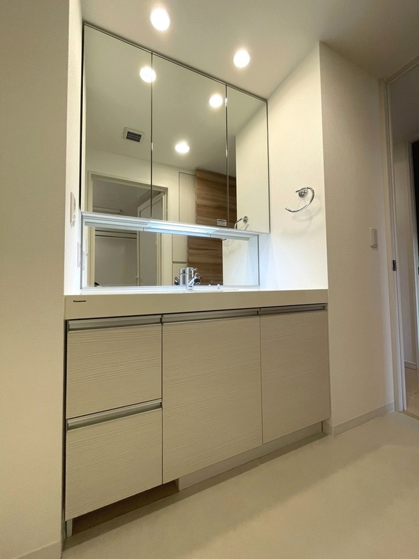 和泉府中レジデンスタワーの独立洗面台