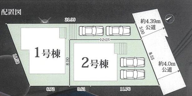 厚木市戸室４丁目新築戸建て　5期2号棟の区画図|区画図「厚木市戸室４丁目新築戸建て」