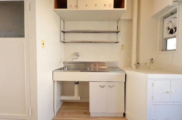 ビレッジハウス宝地2号棟のキッチン|モデルルームの写真です