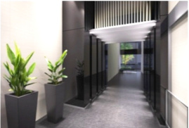 港区港南３丁目の賃貸マンションのロビー