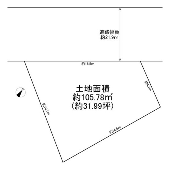 【土地図】 | 守口市浜町1丁目　売土地
