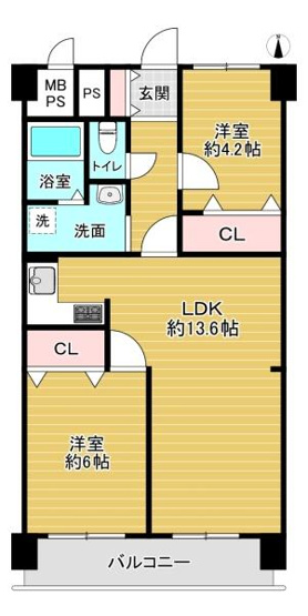 【間取り】 | エメラルドマンション鶴見緑地