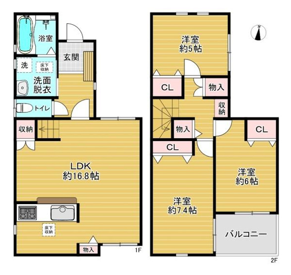 【間取り】 | 守口市高瀬町3丁目　中古戸建